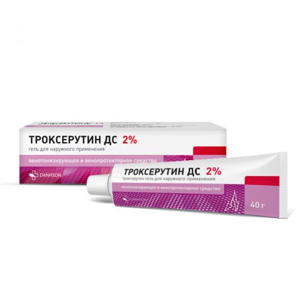 Троксерутин дс 2% 40г гель для наружного применения №1 туба (Sopharma ad)