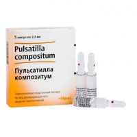 Пульсатилла композитум 2.2мл р-р д/ин.в/м.гомеоп. №5 амп. (БИОЛОГИШЕ ХАЙЛЬМИТТЕЛЬ ХЕЕЛЬ)