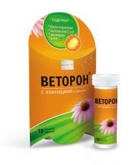 Веторон (иммуно) с эхинацеей и цинком таб.шип. №10 (РУСФИК)