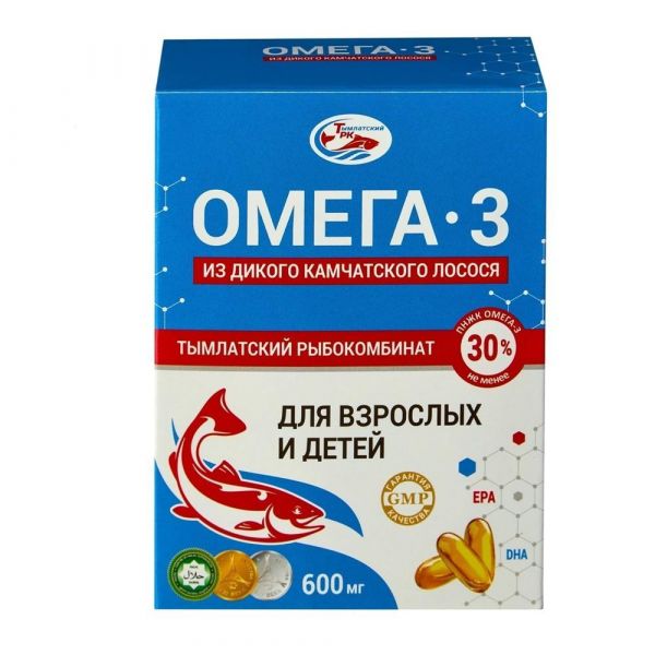 Омега-3 salmoniсa из дикого камчатского лосося капс. №45 (Тымлатский рыбокомбинат ооо)