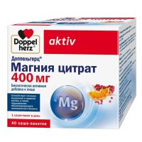 Доппельгерц актив магния цитрат пор. №40 саше (КВАЙССЕР)
