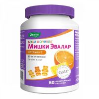 Бэби формула мишки витамин с пастилки жев. №60 (ЭВАЛАР)