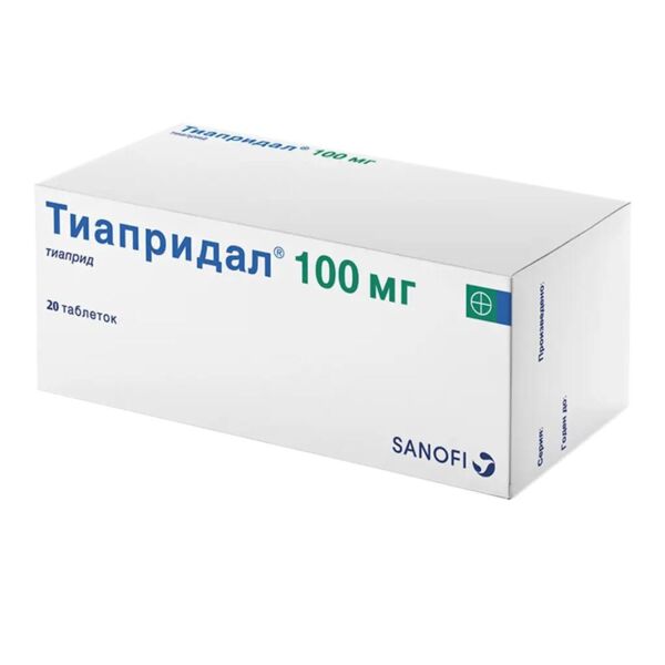 Тиапридал 100мг таб. №20 (Delpharm dizhon_1)
