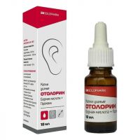 Отолорин 10мл капли ушн. №1 фл. (ГРОТЕКС)