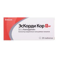 Эскорди кор 5мг таб. №30 (ТЕВА)