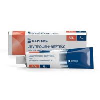 Ибупрофен 5% 50г гель д/пр.наружн. №1 туба (ВЕРТЕКС)