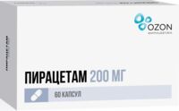 Пирацетам 200мг капс. №60 (ОЗОН)