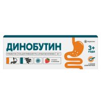 Динобутин 8,9мг/г 30г гель д/пр.внутр. туба  клубника (АКРИХИН)