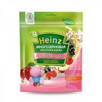 Heinz (хайнц) каша молочная 200г многозерн. яблоко малина ч.смород. (ХАЙНЦ-ГЕОРГИЕВСК ЗАО)