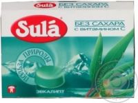 Sula (Сула) леденцы без сахара 18г эвкалипт ментол (ПЕРФЕТТИ ВАН МЕЛЛЕ)