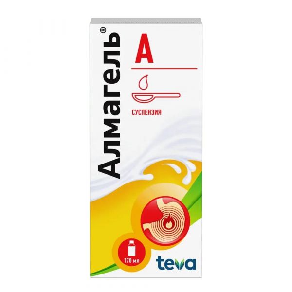 Алмагель а 170мл сусп.д/пр.внутр. №1 фл. по цене от 515.45 руб в Самаре, купить Алмагель а 170мл сусп.д/пр.внутр. №1 фл. (Balkanpharma-troyan ad) в аптеке Фармленд, инструкция по применению, отзывы