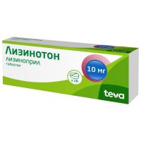 Лизинотон 10мг таб. №28 (АКТАВИС ГРУПП)