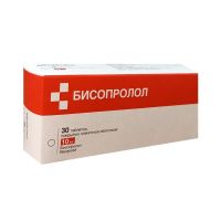 Бисопролол 10мг таб.п/об. №30 (СИТИФАРМ)