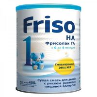 Frisolac (Фрисолак) молочная смесь 1 га 400г 0-6 мес. (ФРИСЛАНДКАМПИНА)