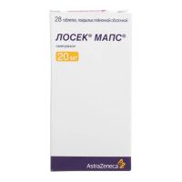Лосек мапс 20мг таб.п/об. №28 (АСТРА ЗЕНЕКА)