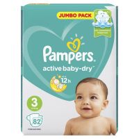 Pampers (Памперс) подгузники active baby-dry 3 № 82 миди 4-9кг (PROCTER & GAMBLE CO.)