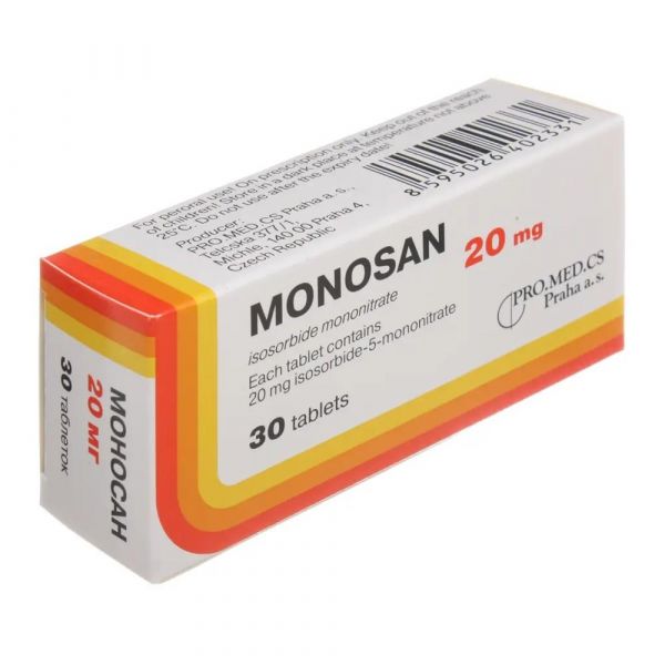 Моносан 20мг таб. №30 (Pro.med.cs praha a.s.)