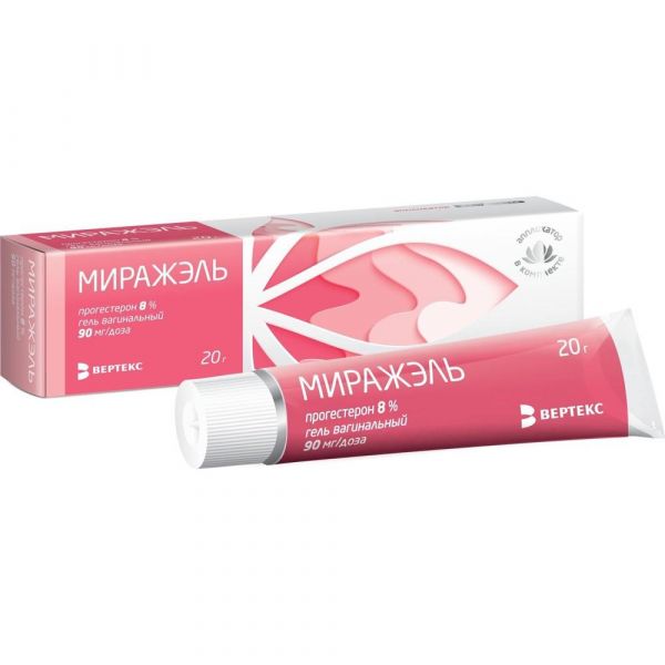 Миражэль 90мг/доза 20г гель ваг. №1 туба (Вертекс ао)