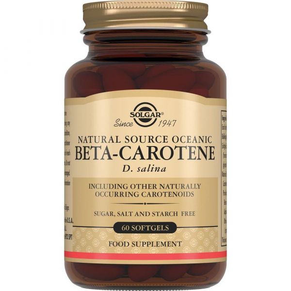 Solgar (Солгар) бета каротин капс. №60 (Solgar vitamin and herb)