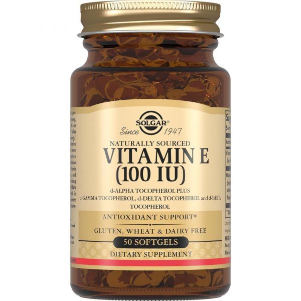 Solgar (Солгар) витамин е 100ме капс. №50 (Solgar vitamin and herb)