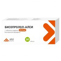Бисопролол 2,5мг таб.п/об. №30 (АЛСИ ФАРМА)
