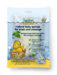 Babyline (Бебилайн) губка для купания натуральн. db050 (НОЛКЕН ХИГАЙН ПРОДАКТС)