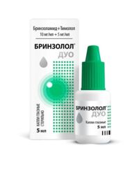 Бринзолол дуо 10мг+5мг/мл 5мл капли глазн. №1 фл.-кап. (ФАРМСТАНДАРТ)