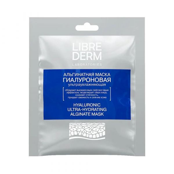 Libriderm (Либридерм) маска альгинатная гиалуроновая  ультраувлажняющая 30г №1 (Фарминдустрия ооо)