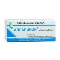 Аллапинин 25мг таб. №30 (ФАРМЦЕНТР ВИЛАР АО)