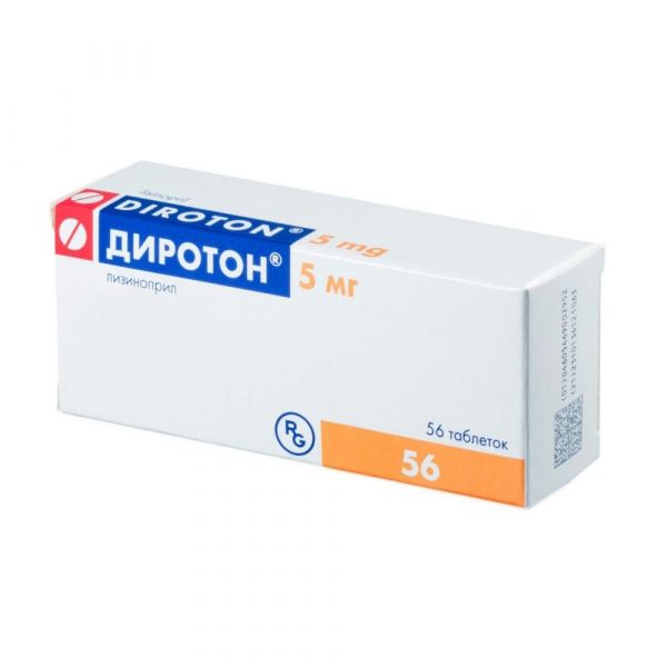 Диротон 5мг таб. №56 (Гедеон рихтер-рус ао_3)