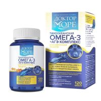 Dr. Sea (Доктор море) омега 3+агэ комплекс капс. №120 (ФАРМОУШЕН ЛАБ ООО)