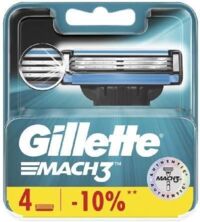 Gillette (Жиллетт) mach 3 кассета сменная №4 (ПРОКТЕР ЭНД ГЕМБЛ)