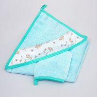 Пеленка для купания махр с уголком 90*120см 30 (БАГИРА ООО)