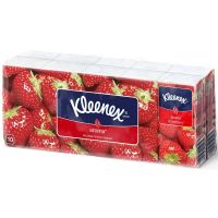 Kleenex (Клинекс) платочки носовые №10 клубника (КИМБЕРЛИ КЛАРК)