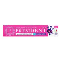 President (президент) зубная паста детская 70г 6+ rda50 ягодный микс с фтором (БЕТАФАРМА)