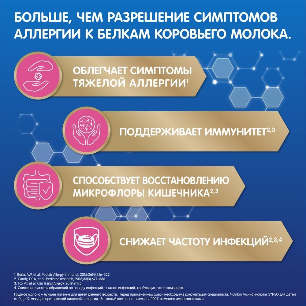 Nutrilon (Нутрилон) молочная смесь аминокислоты 400г (Нутриция ооо) - цены  в Зилаире, купить Nutrilon (Нутрилон) молочная смесь аминокислоты 400г в  аптеке Фармленд, инструкция по применению, отзывы