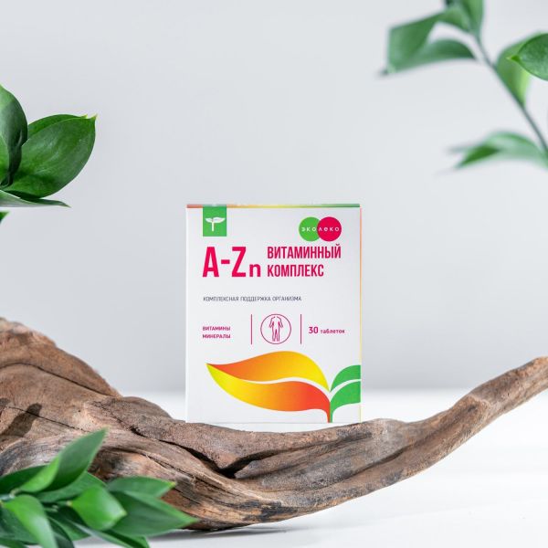 Эколеко витаминный комплекс a-zn таб.п/об. №30 (Квадрат-с ооо)