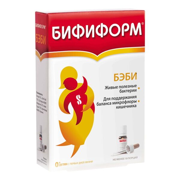 Бифиформ бэби 7мл р-р масл. №1 фл.пипет.доз. (Ferrosan srl.)