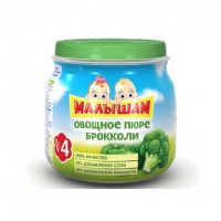 Фрутоняня малышам пюре 75г бан.стекл.  брокколи (ПРОГРЕСС ОАО)