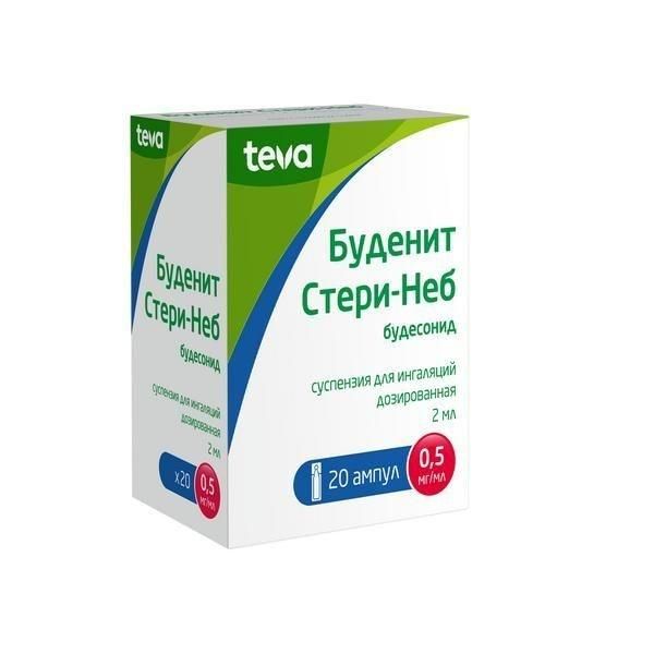 Буденит стери-неб 0.5мг/мл 2мл сусп.д/инг.доз. №20 амп. (Norton healthcare)