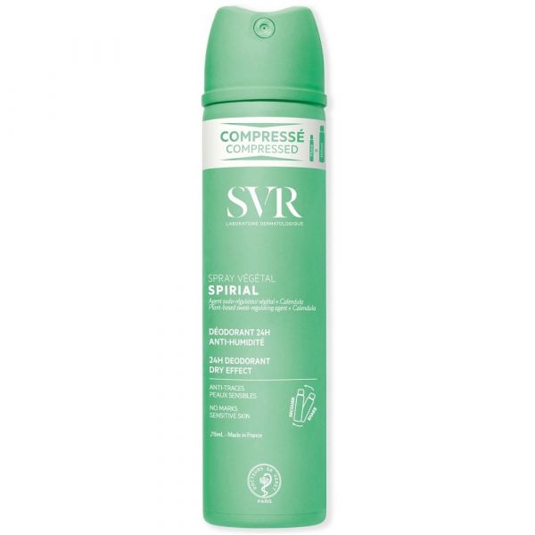 Свр спириал растительный спрей дезодорант 75мл 0104 (Laboratoire svr)