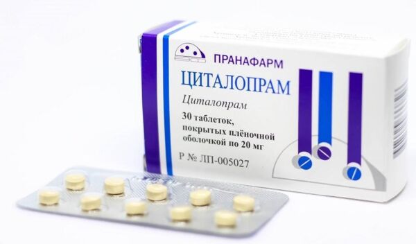 Циталопрам 20мг таб.п/об. №30 (Пранафарм ооо)