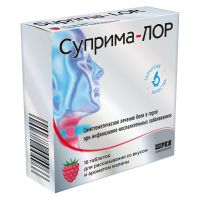 Суприма-лор таб.д/рассас. №16 малина (ШРЕЯ ЛАЙФ САЕНСИЗ)