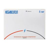 Небиволол 5мг таб. №28 (ИЗВАРИНО ФАРМА)