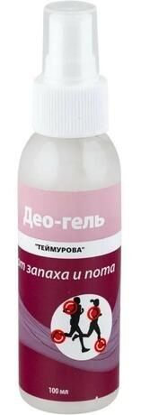 Теймурова д/ног от запаха и пота 100г гель део (ЗЕЛЕНАЯ ДУБРАВА АО)