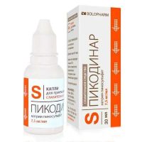 Пикодинар 7,5мг/мл 30мл капли д/пр.внутр. №1 фл. (ГРОТЕКС)