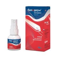 Белодерм экспресс 0.05% 20мл спрей д/пр.наружн. №1 фл.расп. (БЕЛУПО)