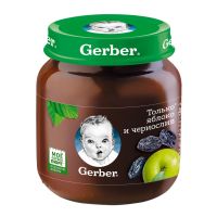 Gerber (Гербер) пюре 130г яблоко чернослив (GERBER PRODUCTS COMPANY)