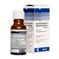 Валокордин-доксиламин 25мг/мл 20мл капли д/пр.внутр. №1 фл.-кап. (КРЕВЕЛЬ МОЙЗЕЛЬБАХ)