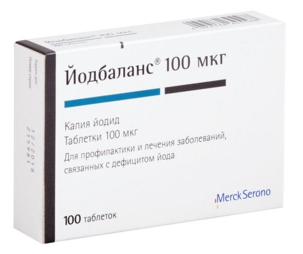 Йодбаланс 100мкг таб. №100 (Merck kgaa_2)